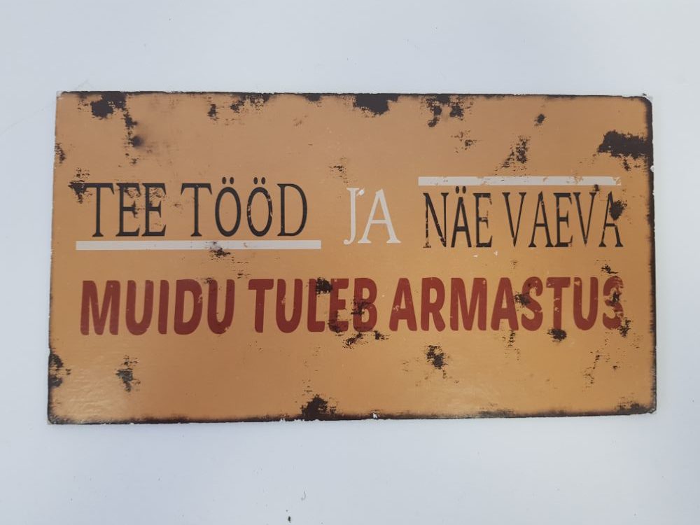 Silt Tee Tööd Ja Näe Vaeva