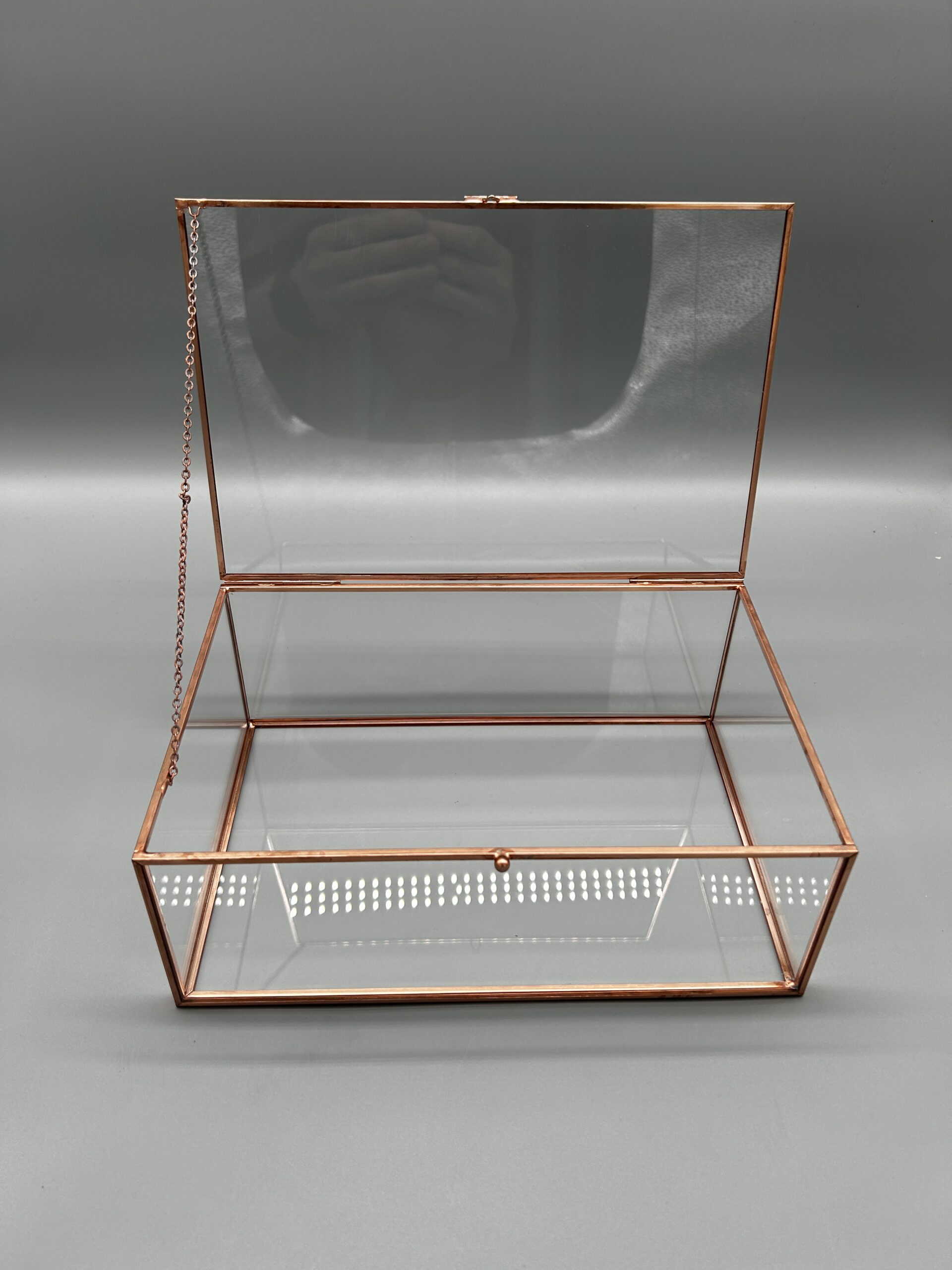 Klaaskast Rosegold